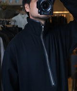 YOKE 26AW "Wool Cashmere Fleece Half Zip Pullover"