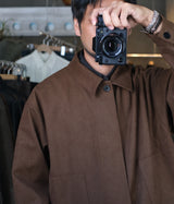 STILL BY HAND "BL07263" Synthetic leather short blouson