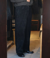 STILL BY HAND "PT03263" Corduroy straight pants