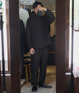STILL BY HAND "BL04263" Cashmere mixed high neck blouson
