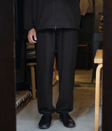 STILL BY HAND "PT04263" Cashmere mixed easy pants