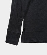 MAATEE&SONS "W/C Ribbed L/S TEE"