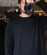 MAATEE&SONS "W/C Ribbed L/S TEE"