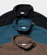 A.PRESSE 2026 Style2 "Vintage Silk Fleece Harf ZIP Jacket"