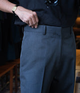 A.PRESSE "Wool Kersey Trousers"