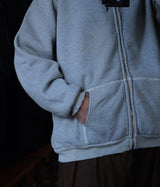 A.PRESSE "Vintage Zip Sweat Hoodie"