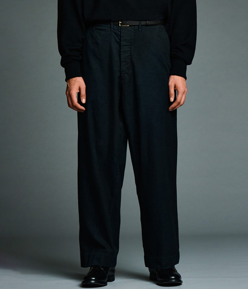 定価9万 A.PRESSE Vintage Chino Trousers 黒 2 A.PRESSE 2026 Style2 