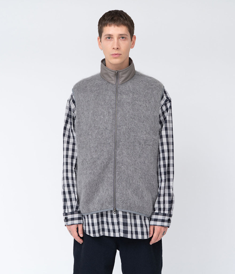 美品　nanamica Zip-Up Mohair Vest モヘアベスト nanamica ONLINE STORE│