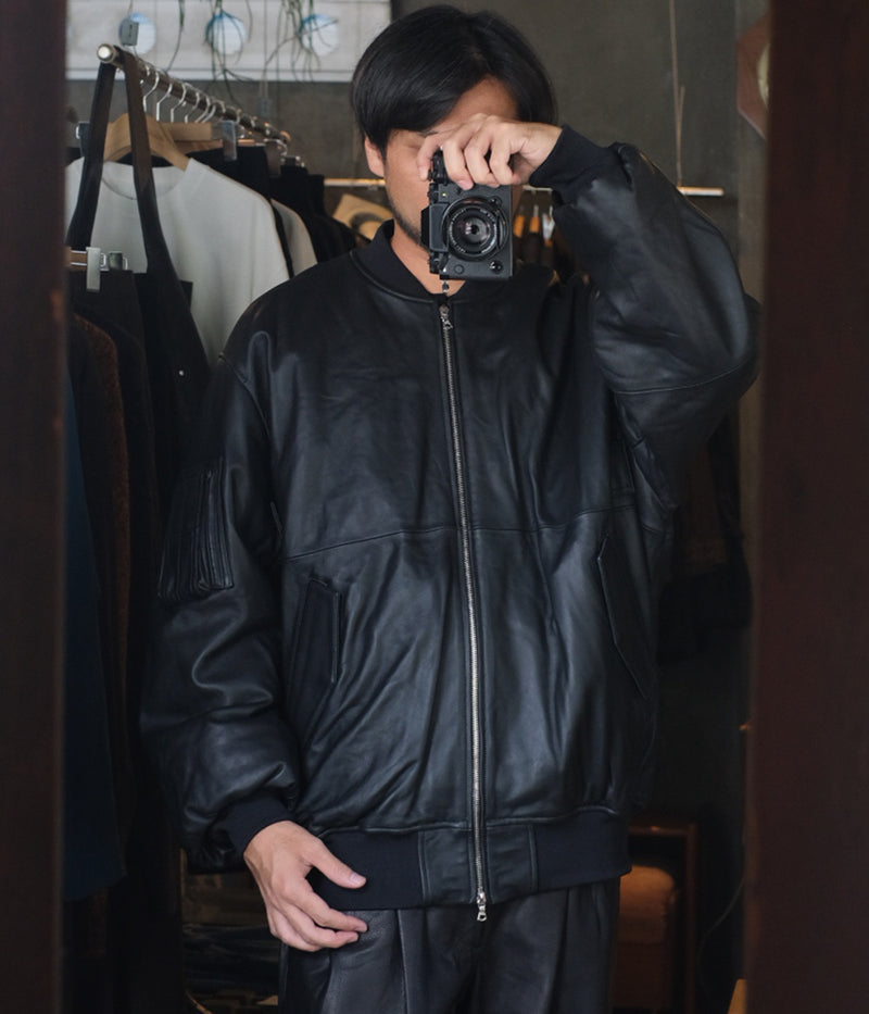 SSSTEIN "LEATHER FLIGHT JACKET"