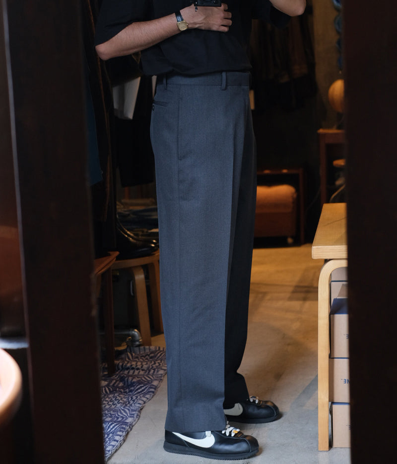 A.PRESSE "Wool Kersey Trousers"