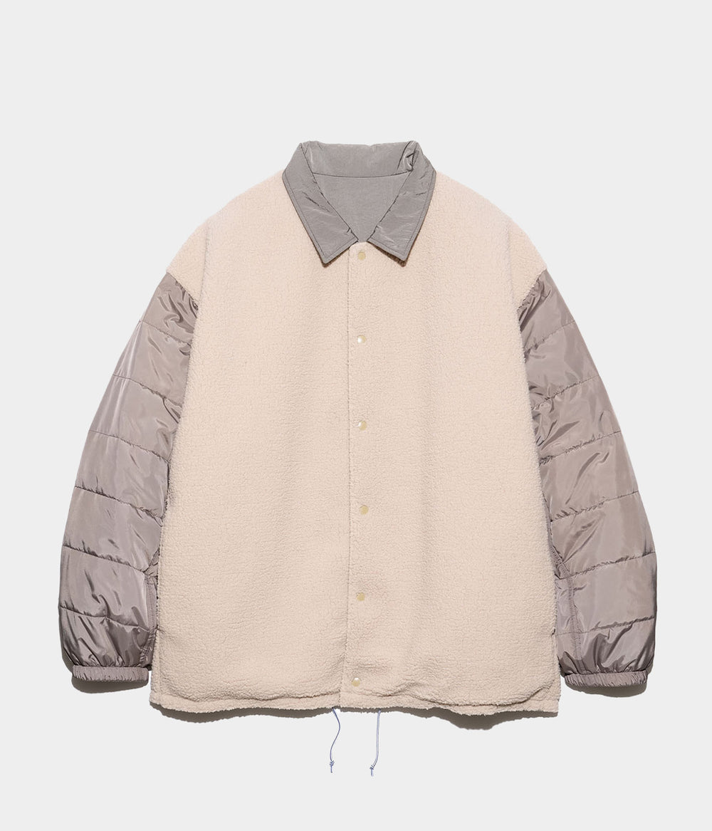 ジャケット・アウター nanamica reversible wind jacket Nanamica Reversible Wind Jacket - Beige | Wallace Mercantile
