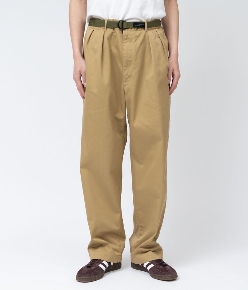 NANAMICA "Double Pleat Chino Pants"