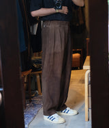 A.PRESSE "Suede Trousers"