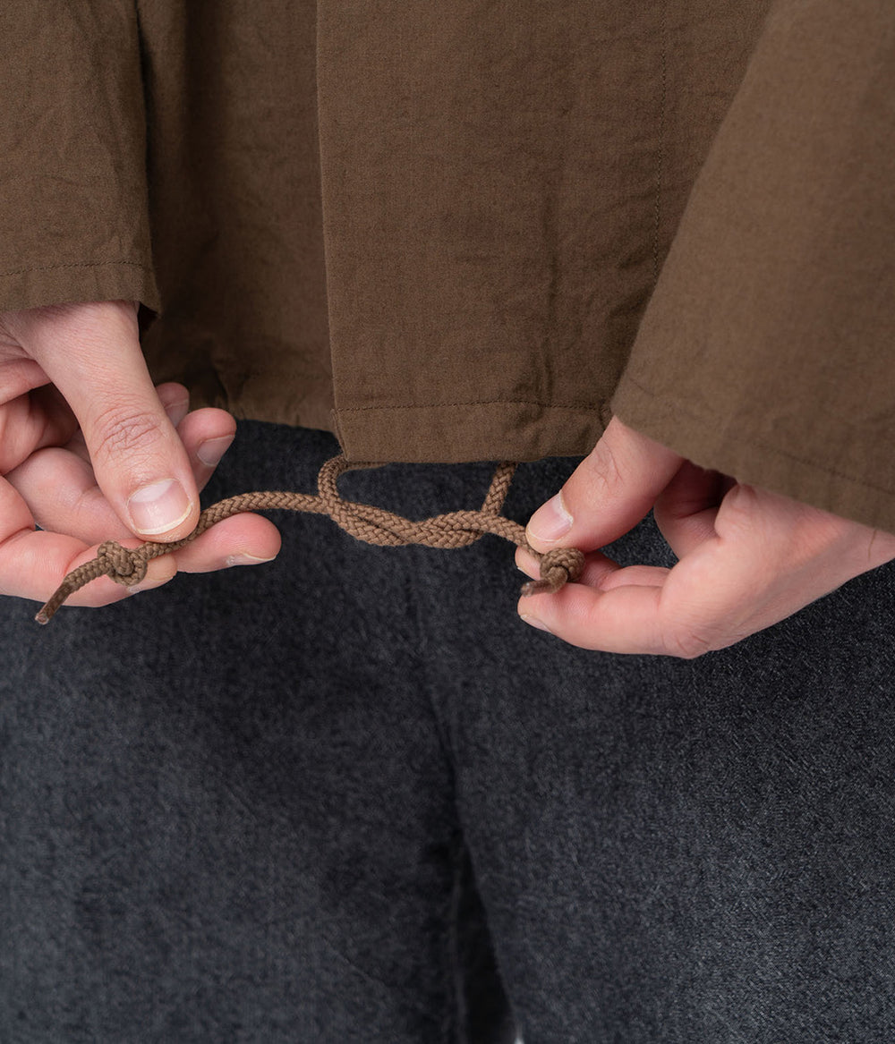 L ナナミカ Cotton Wool Deck Shirt ナチュラルホワイト 1_b3f1cbe0-158d-48d8-b641-