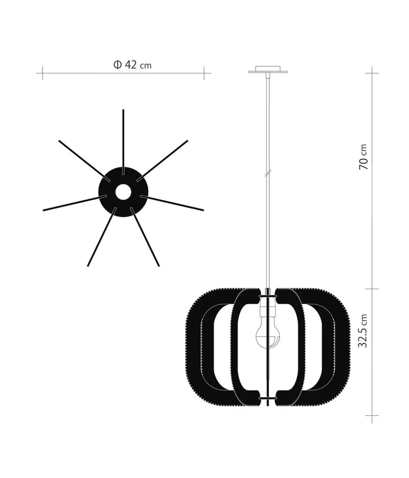 LAFABLIGHT "DRUMJEE7 ALCERIA PENDANT LAMP"