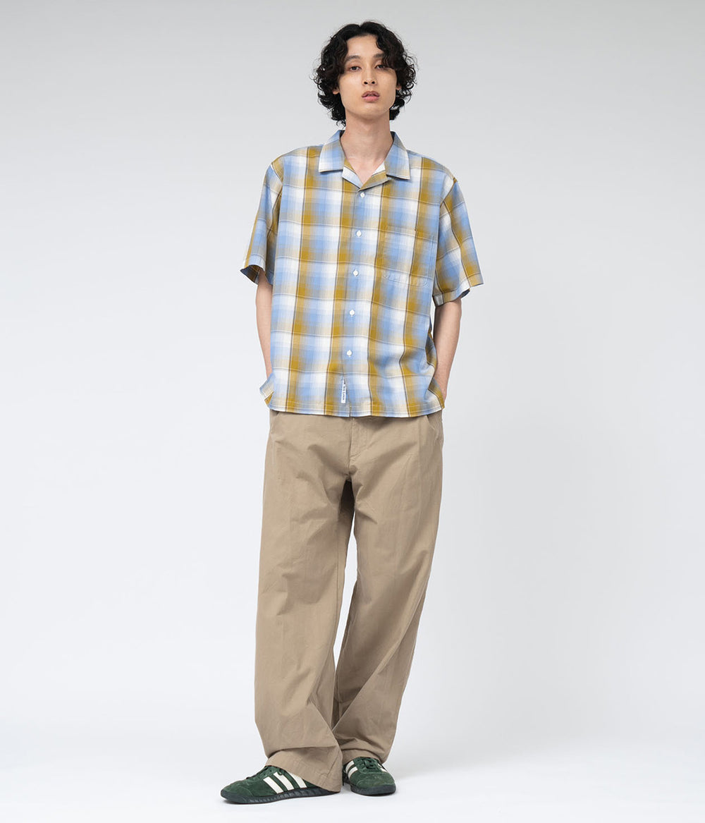 トップス nanamica Open Collar Pique S/S Shirt M NANAMICA 