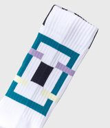 UNTRACE "GEOMETRY TYPOGRAPHY SOCKS"