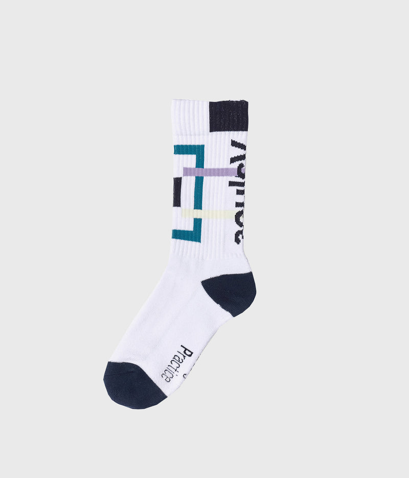 UNTRACE "GEOMETRY TYPOGRAPHY SOCKS"
