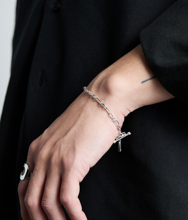 XOLO JEWELRY "Mix Cut Link Bracelet -3mm-"
