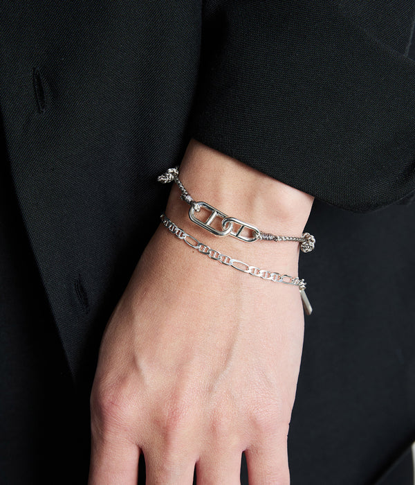 XOLO JEWELRY "Figaro Gucci Link Bracelet -4mm-"