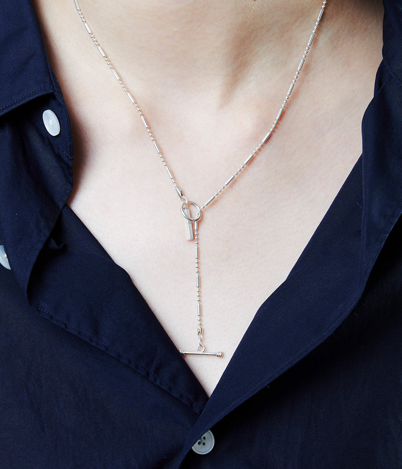XOLO JEWELRY "Cylinder Link Necklace"