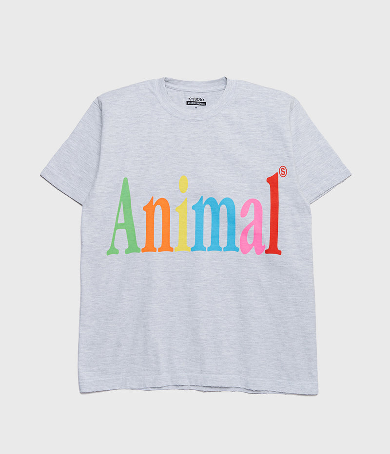 STUDIO WEAREALLANIMALS "Animals Letter T-SHIRT"