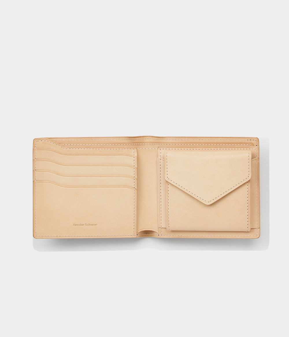 小物 Hender scheme half folded wallet natural Hender Scheme - 【残りわずか】Half Folded Wallet(NATURAL