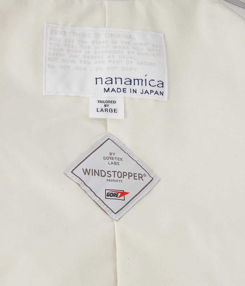 NANAMICA "WINDSTOPPER Single Breasted Coat"