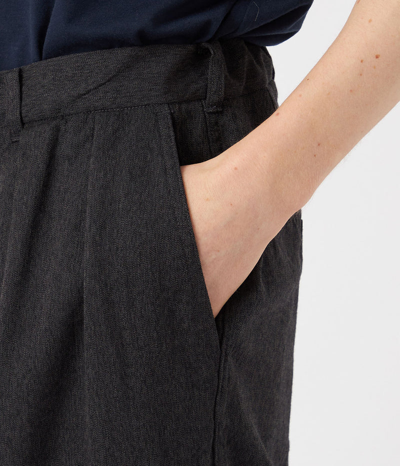 NANAMICA "Wool Gabardine Pleat Pants"