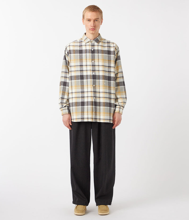 NANAMICA "Wool Gabardine Pleat Pants"