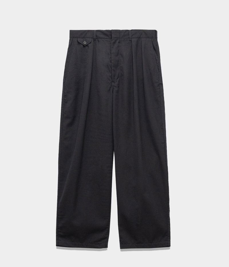 NANAMICA "Wool Gabardine Pleat Pants"