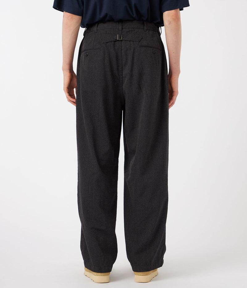 NANAMICA "Wool Gabardine Pleat Pants"