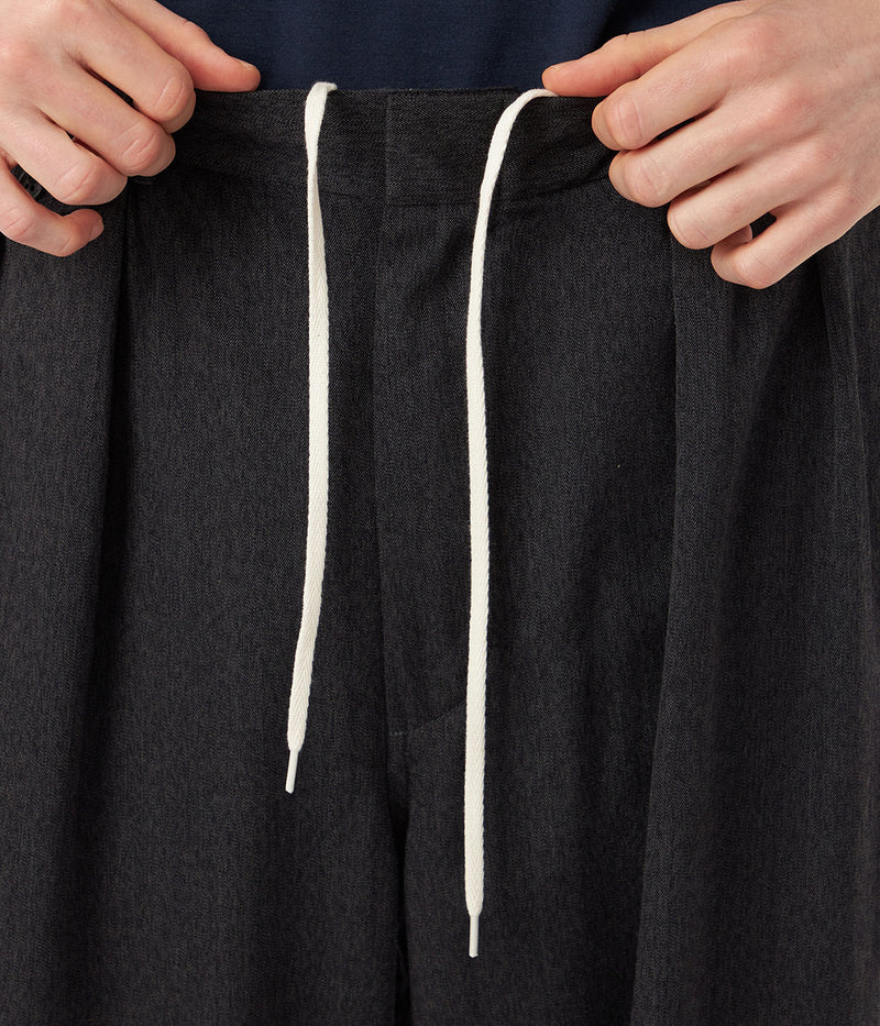 NANAMICA "Wool Gabardine Pleat Pants"