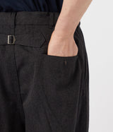 NANAMICA "Wool Gabardine Pleat Pants"