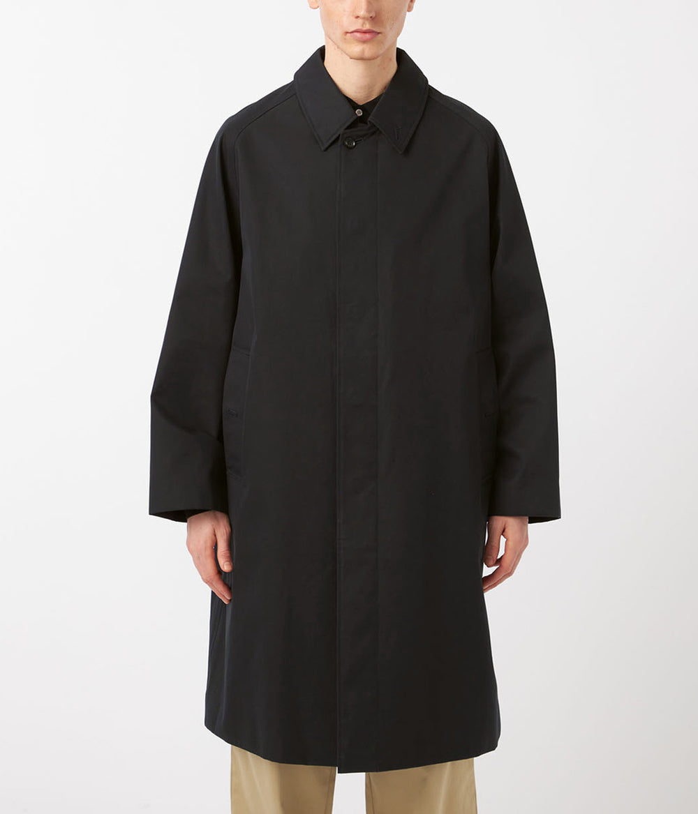 L ナナミカ 2L Cotton GORE-TEX Balmacaan Coat nanamica SS25 -2L Cotton GORE-TEX Balmacaan Coat – nanamica NEW YORK