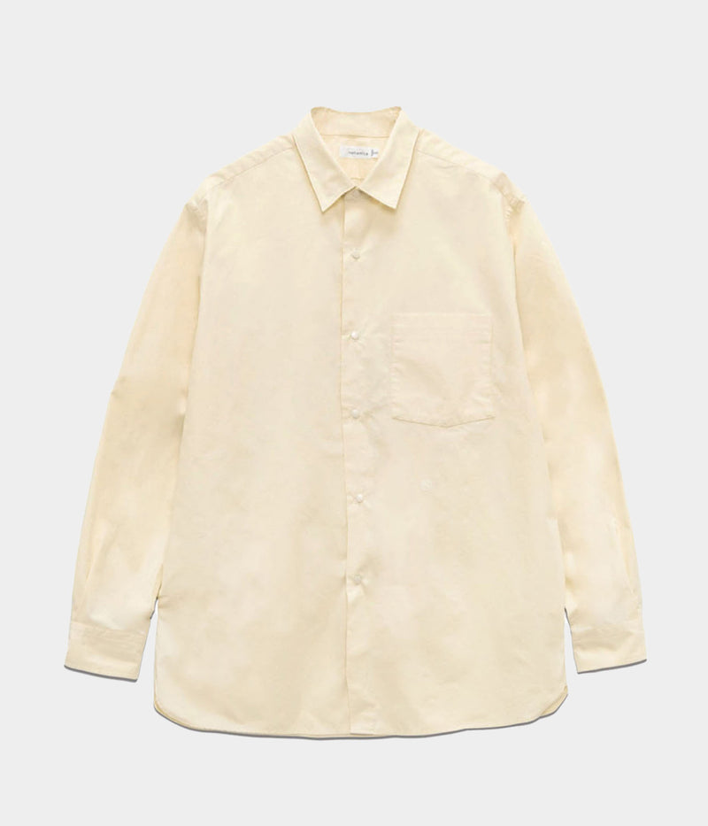 NANAMICA "Regular Collar Wind Shirt"