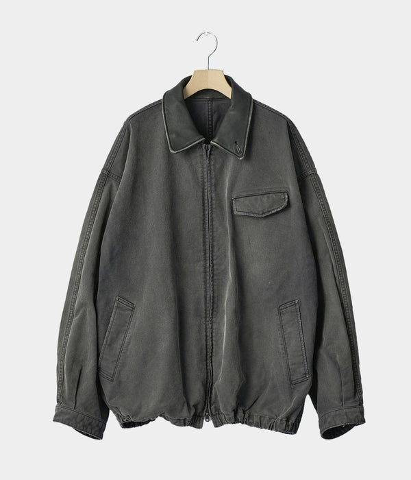 SSSTEIN 25AW "SULFUR DYED WHIP CORD VINTAGE ZIP JACKET"