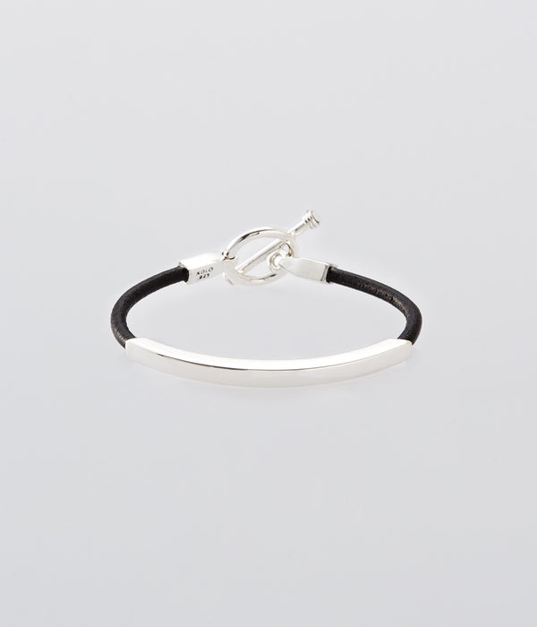 XOLO JEWELRY "Square Leather Bracelet Black"