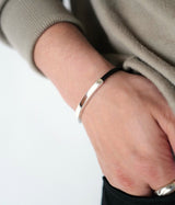 XOLO JEWELRY "Square Leather Bracelet Black"