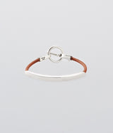 XOLO JEWELRY "Square Leather Bracelet Camel"