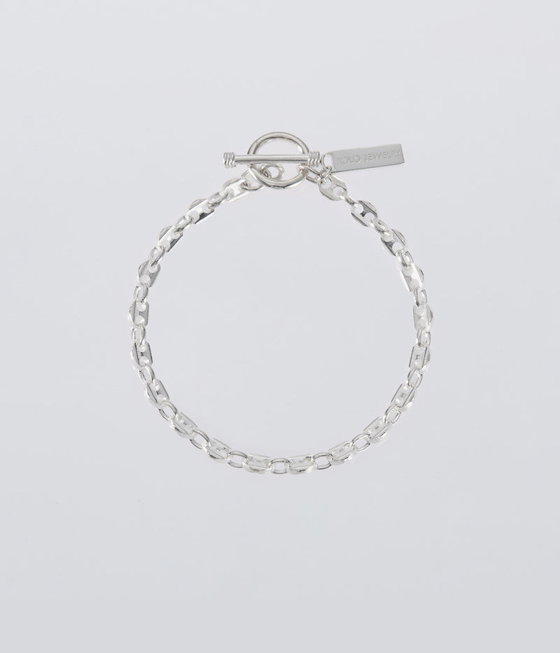 XOLO JEWELRY "Cut Caviar Link Bracelet -5mm-"