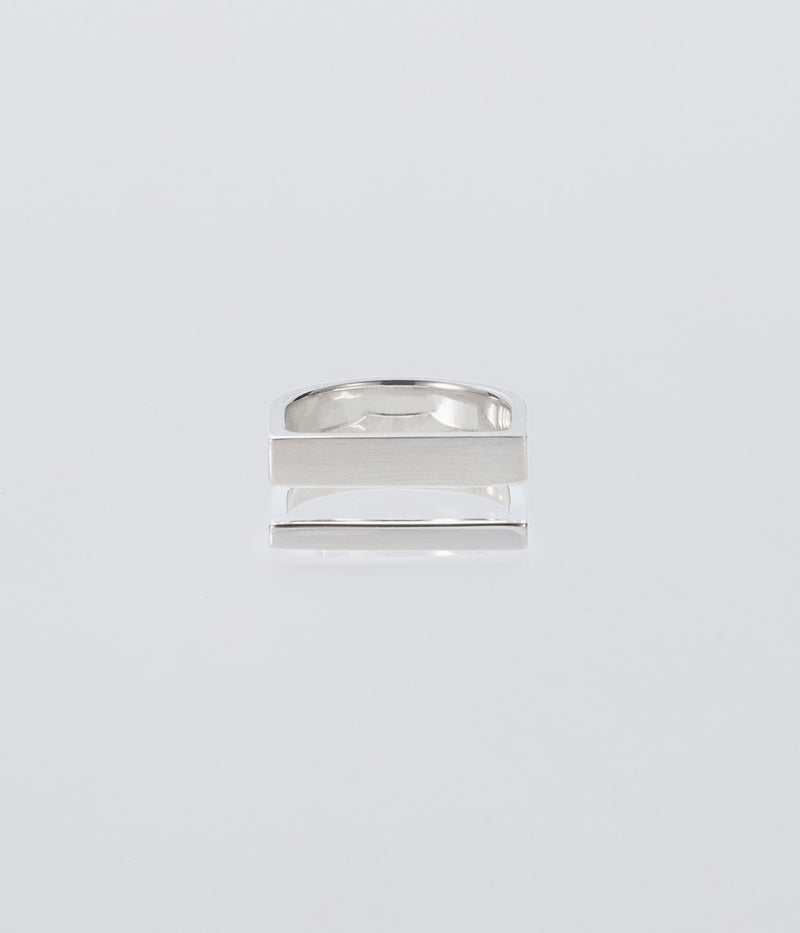 XOLO JEWELRY "Different Width Ring with Hair Line"
