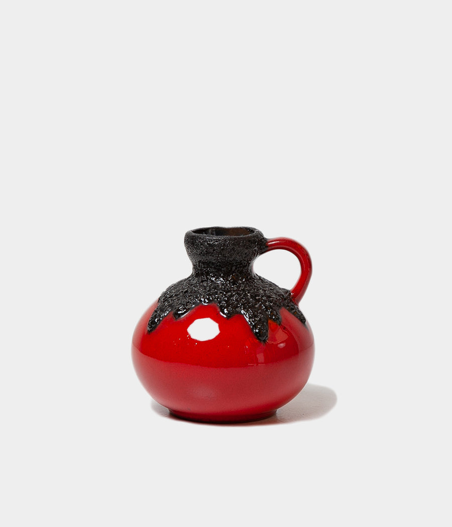 Fat Lava】Roth Ceramic 赤×黒フラワーベース