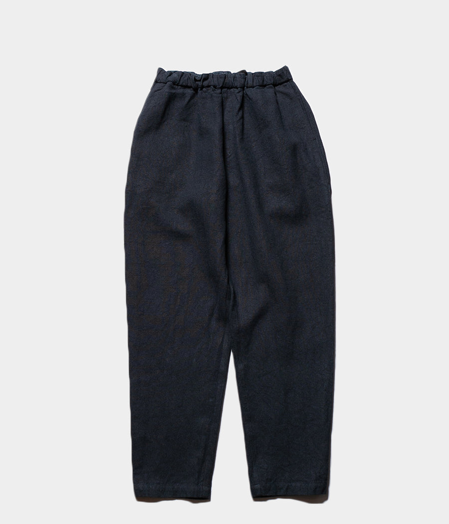 MITTAN ミッタン　亜麻苧麻パンツ　サイズ1 藍染 MITTAN / 亜麻苧麻ロングパンツ 炭 PT-91 / unisex – PINT_MN