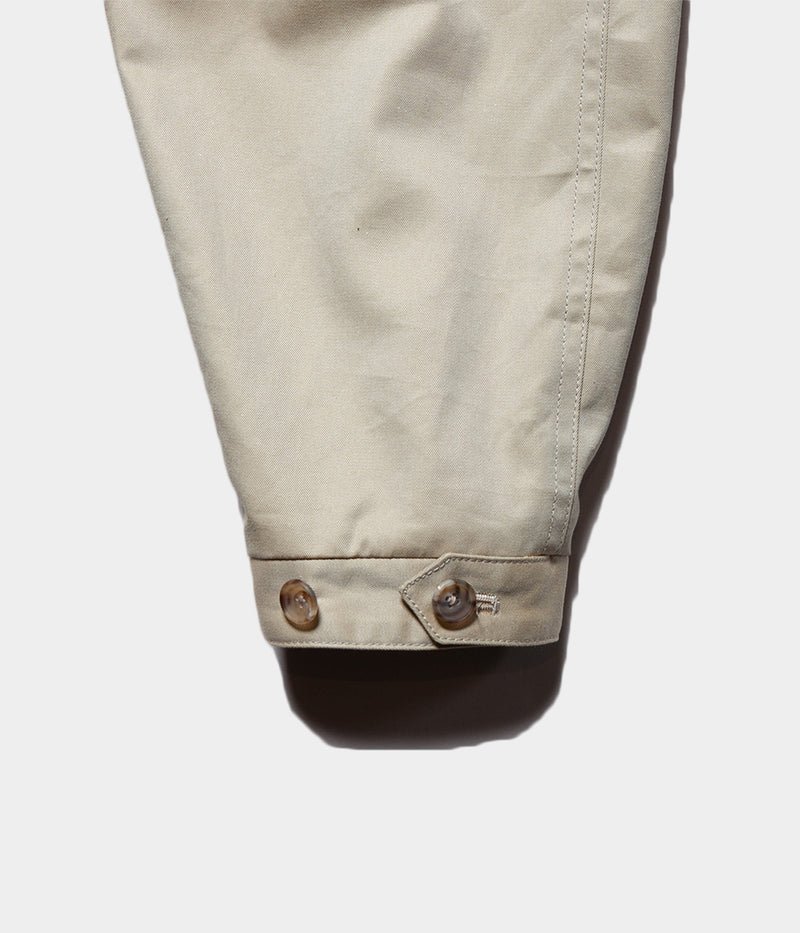 SCYE BASICS "Cotton Gabardine Harrington Jacket"