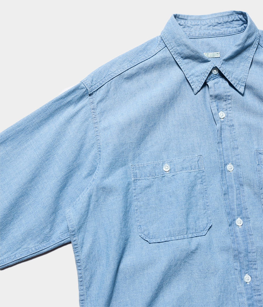 A.PRESSE Rigid Chambray Shirt
