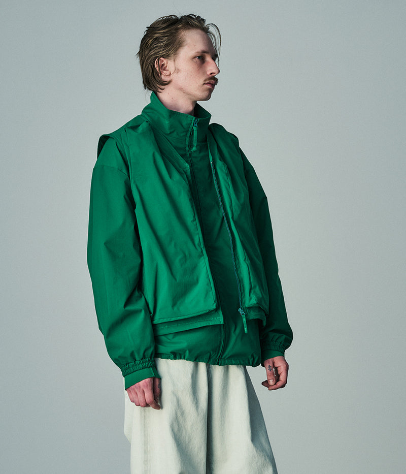 SSSTEIN "WINDBREAKER STAND COLLAR JACKET"