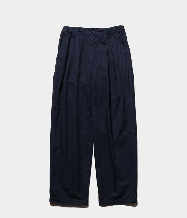 STILL BY HAND "PT02231" 2-tuck mid-thigh tapered pants