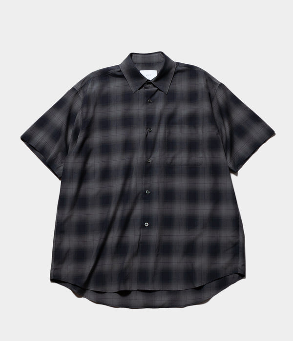 SSSTEIN "OVERSIZED SS SHIRT OMBRE CHECK"