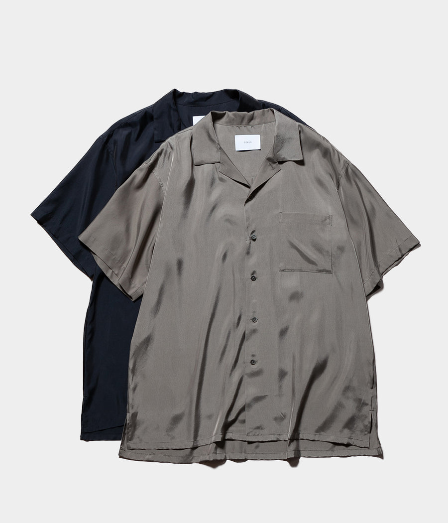 トップス ssstein Oversized Cupro Open CollarShirt SSSTEIN 